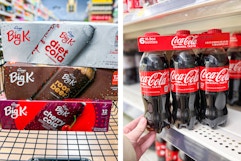 big k coca cola soda collage