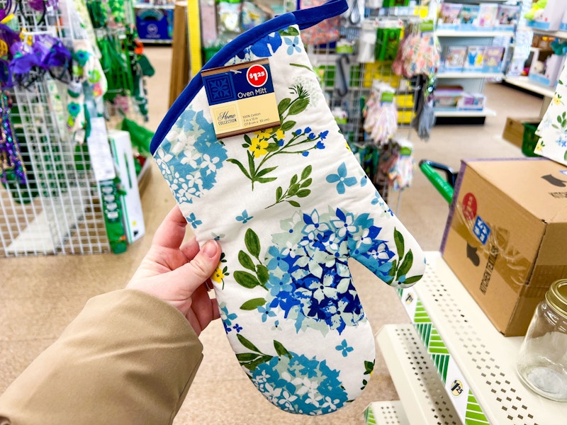 dollar tree spring sentiment pot holder