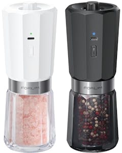 Electric Salt and Pepper Grinder Set