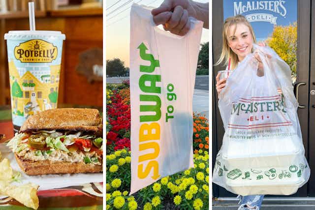 Happy National Sandwich Day! BOGO Free Sandwiches at Subway, Potbelly & More card image