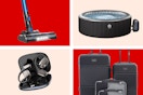 cordless stick vacuum, inflatable hot tub, translation earbud, luggage set