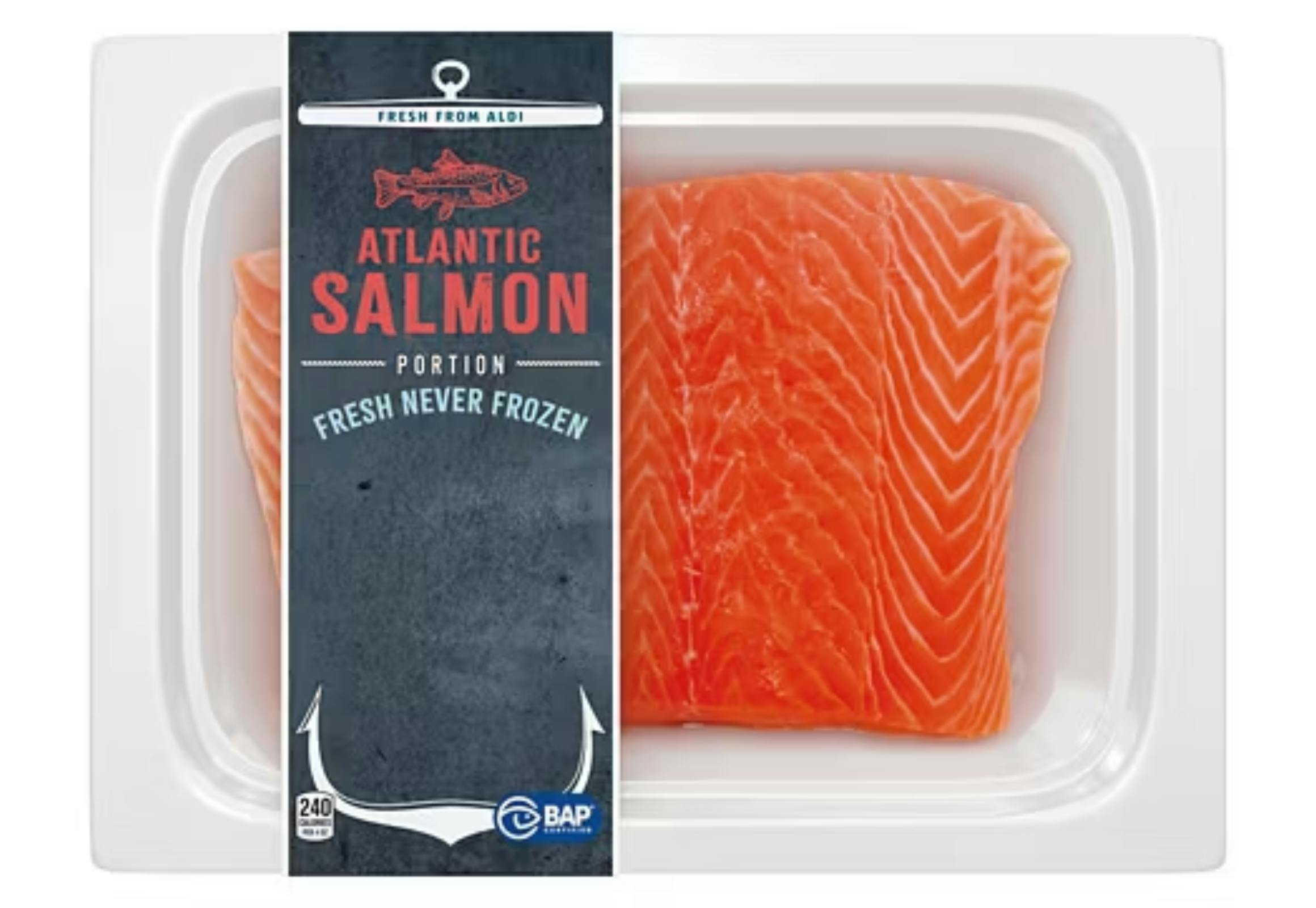 Fresh Atlantic Salmon, per lb 