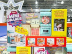 mini brands kitchen playset display in stores