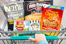 kroger 5x deals groceries in shopping cart