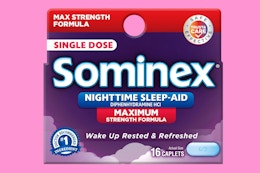 Sominex Nighttime Sleep Aid Caplets, as Low as $2.38 on Amazon card image