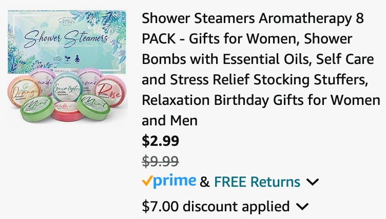 hfho shower steamers