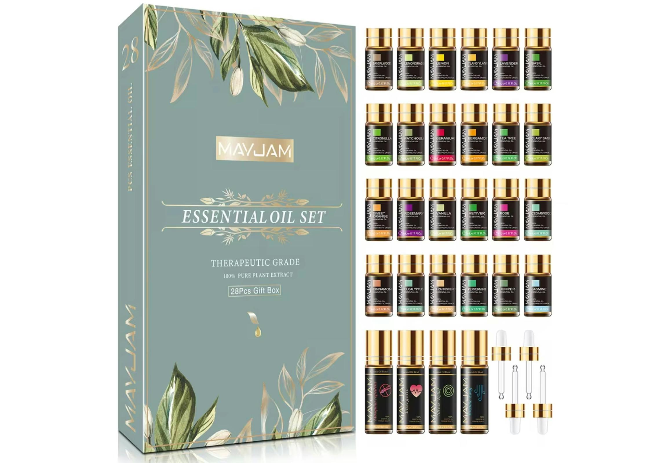 Pure Natural Essential Oils Set