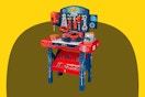 Stock image of the Marvel Spider-Man Tool Bench Playset 
