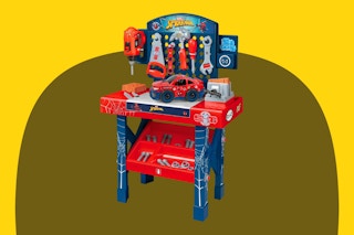 Stock image of the Marvel Spider-Man Tool Bench Playset 