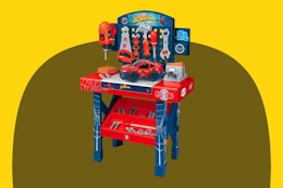 Stock image of the Marvel Spider-Man Tool Bench Playset