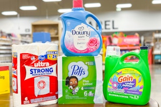 household deals on table in store