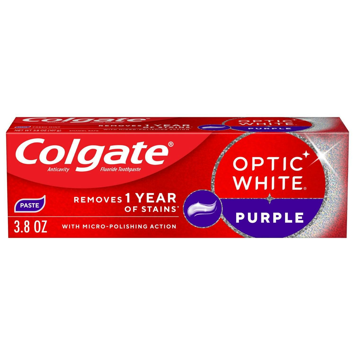 2 Colgate Optic White Toothpastes
