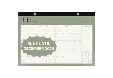 Large 2025-2026 Desk Calendar