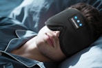 Sleep Mask with Bluetooth Headphones