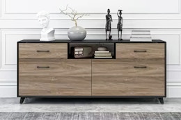 Half Off — $97 Multipurpose Storage Cabinet at The Home Depot (Reg. $194) card image