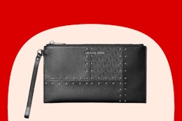 This $328 Michael Kors Wristlet Is Just $33 Shipped card image