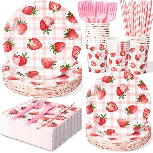 Strawberry Party Tableware Set