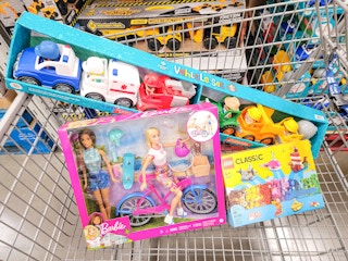 toys in a cart