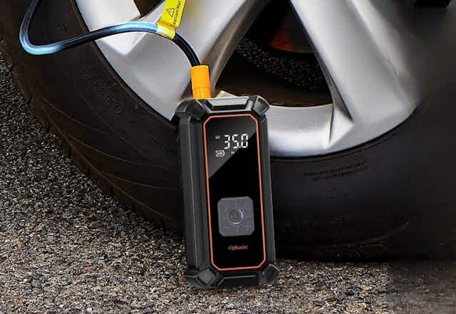 The Popular Portable Tire Inflator Is Back — Pay $30 at Walmart (Reg. $80) card image