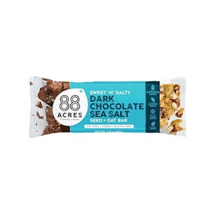 88 Acres Dark Chocolate Sea Salt Seed Bar