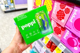 Poppi Prebiotic Soda 4-Pack, Only $6.49 at Walgreens (Less Than Walmart) card image