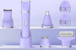 bikini trimmer with attachments and guides