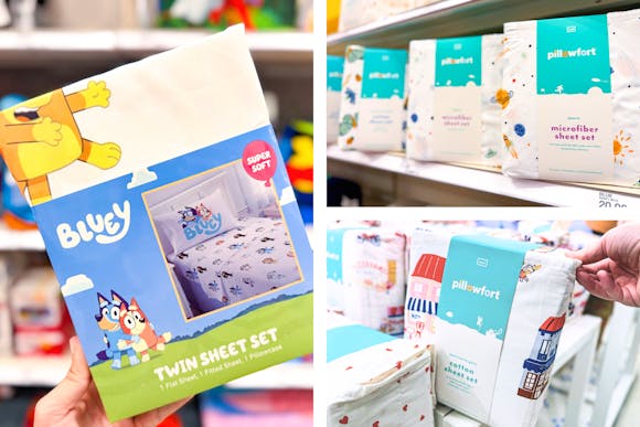 Ends Monday: Kids' Sheet Sets From Just $9 at Target (Bluey, Disney, More)