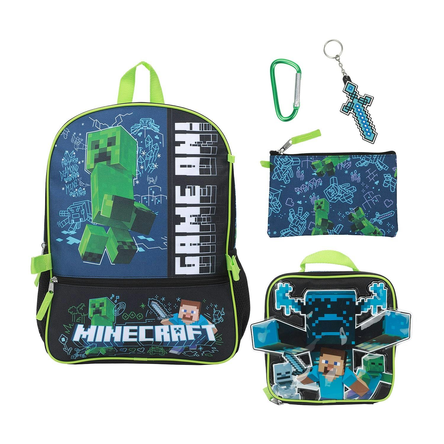 Minecraft Backpack Set