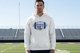 Gifts For You Now Personalize Football Hoodie