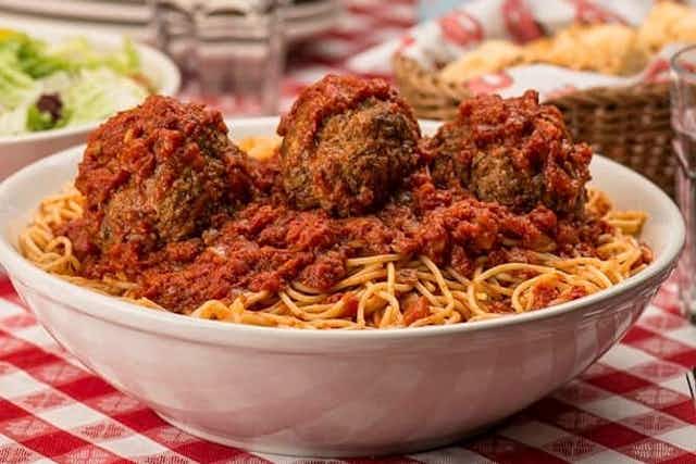 Monday Restaurant Deal: 50% Off Spaghetti & Meatballs at Buca di Beppo card image