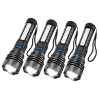 Hakol Rechargeable Flashlight 4-Pack