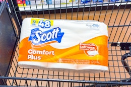 scott toilet paper in shopping cart