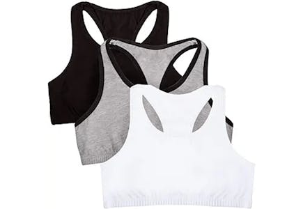 Fruit of the Loom Youth Bra Pack