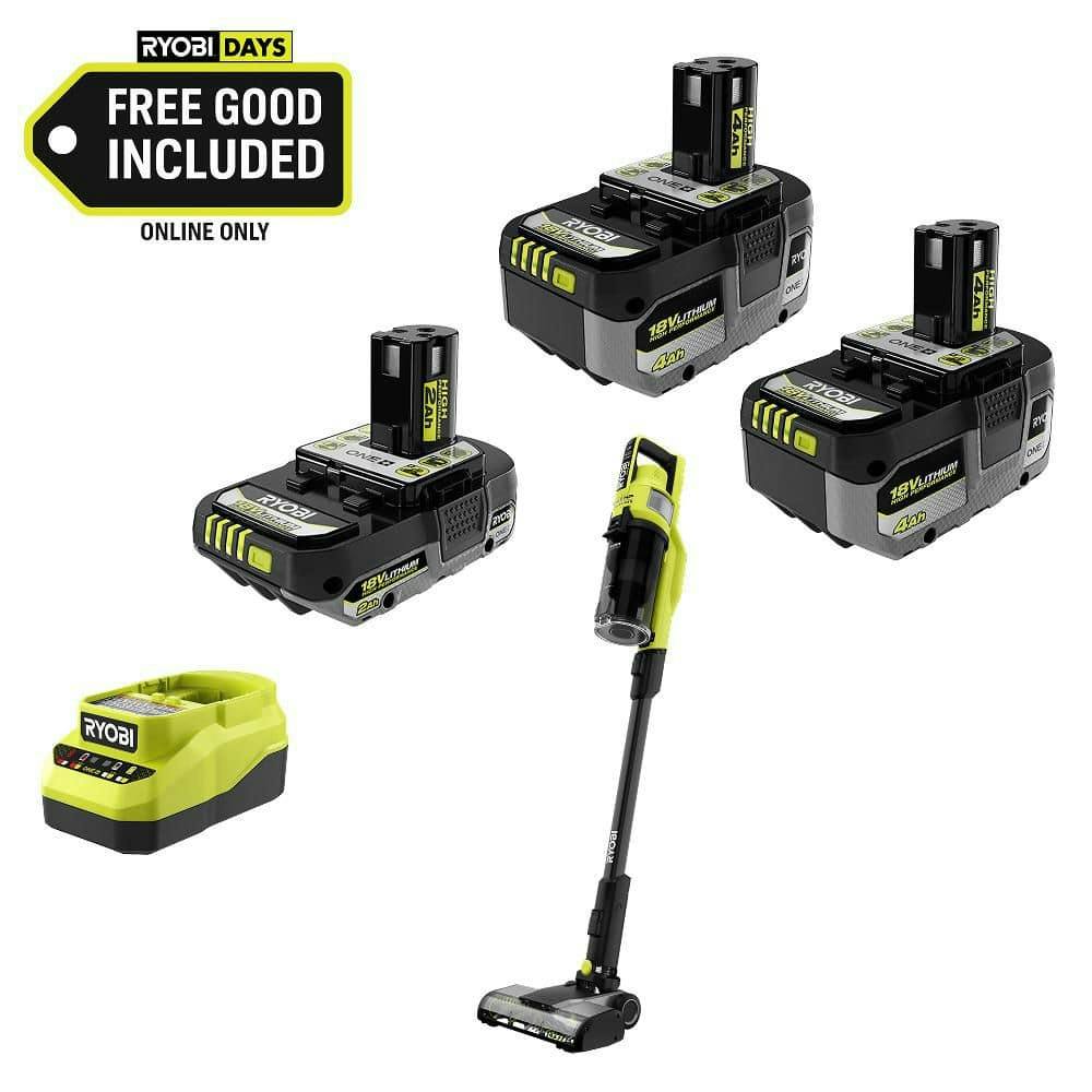Ryobi Vacuum and Battery Set