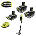 Ryobi Vacuum and Battery Set