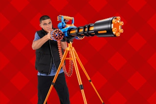 teen using the XShot dart blaster