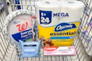 walgreens groceries in shopping cart