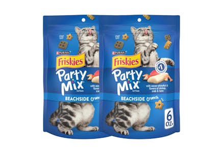 2 Purina Friskies Cat Treat Bags