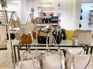 macys-calvin-klein-handbags-on-display