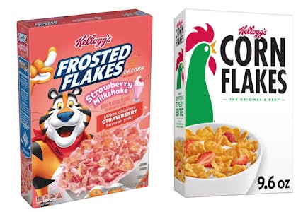 4 Kellogg's Cereal Boxes