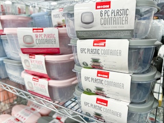 food storage containers on shelf at macys