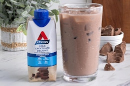 Get 24 Atkins Milk Chocolate Protein Shakes for Just $30 on Amazon card image