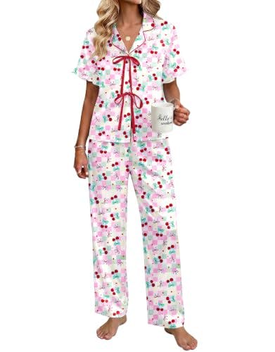 Ekouaer Women's Pajama Set