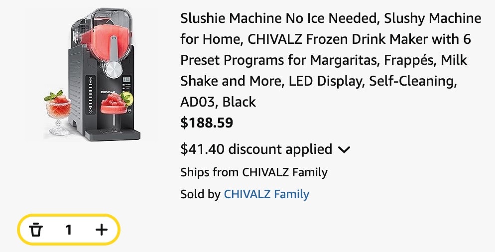 slushie machine