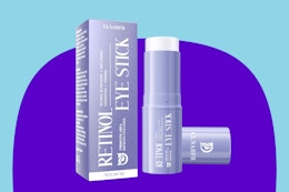 B0FG7518YY retinol stick caffeine anti-aging hydration firming puffiness moisture 