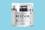a jar of retinol cream