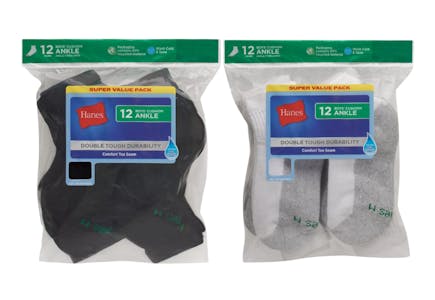2 Hanes Kids' Socks Packs