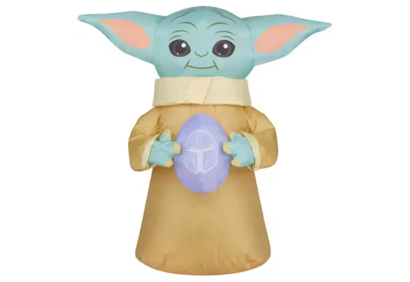 Easter Baby Yoda Inflatable