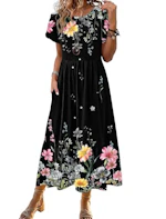 Women's Casual Midi Dress