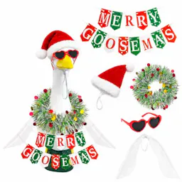Christmas Porch Goose Outfit
